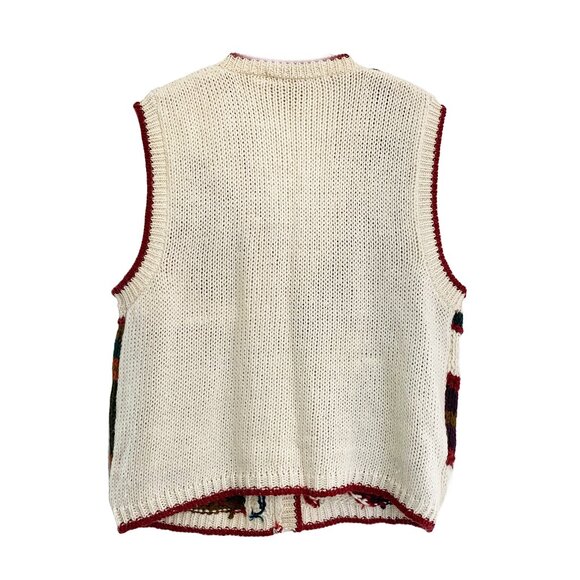 Vintage Hand Knit Huntington Ridge Sweater Vest - Picture 2 of 7